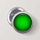 Badge Rond 5 Cm Vert brillant rond (Devant & derrière)
