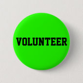Badge Rond 5 Cm Vert clair customisé par volontaire (Devant)