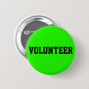 Badge Rond 5 Cm Vert clair customisé par volontaire