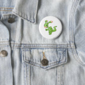 Badge Rond 5 Cm Vert de Blumaroo (En situation)