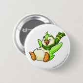 Badge Rond 5 Cm Vert de Bruce (Devant & derrière)