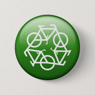 Badge Rond 5 Cm Vert de ReBicycle