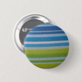 Badge Rond 5 Cm Vert de Stripey ! (Devant & derrière)