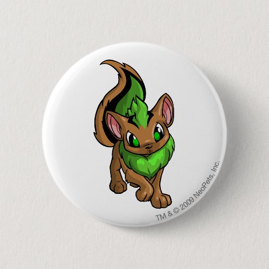Badge Rond 5 Cm Vert de Xweetok (Devant)