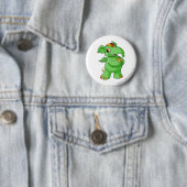 Badge Rond 5 Cm Vert d'Elephante (En situation)