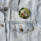 Badge Rond 5 Cm Vert d'iguane (En situation)