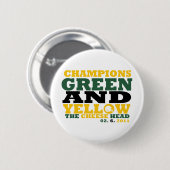Badge Rond 5 Cm Vert et jaune (tête de fromage) (Devant & derrière)