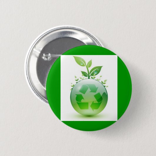 Badge Rond 5 Cm vert-réutiliser-IMG (Devant & derrière)