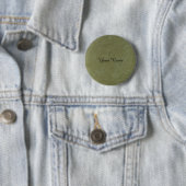 Badge Rond 5 Cm Vert solide (En situation)