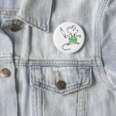 Badge Rond 5 Cm Vert souris de cuisson (En situation)