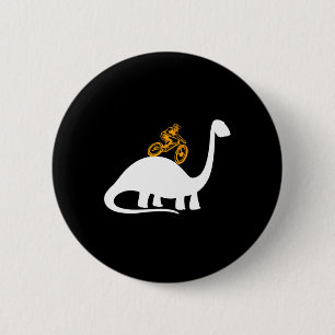Badge Rond 5 Cm Vêtement de vélo tout terrain VTT dinosaure Dino T