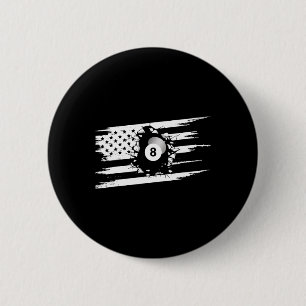 Badge Rond 5 Cm Vêtements de billard américain - Billiards