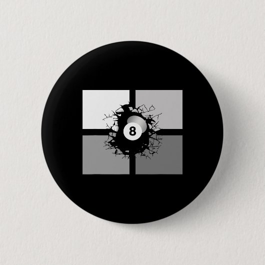 Badge Rond 5 Cm Vêtements de billard - Billiards (Devant)