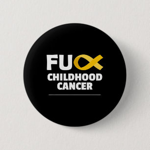 Badge Rond 5 Cm Vêtements de sensibilisation au cancer de l'enfant