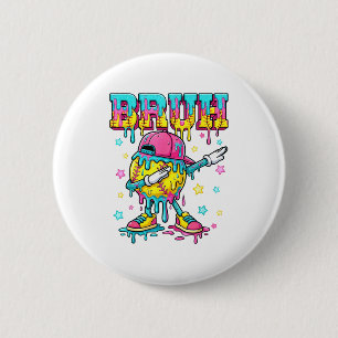 Badge Rond 5 Cm Vêtements de style de vie baseball jeunesse goutte