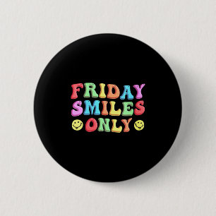 Badge Rond 5 Cm Vêtements pour femmes Joyeux vendredi Ven Yay Ense