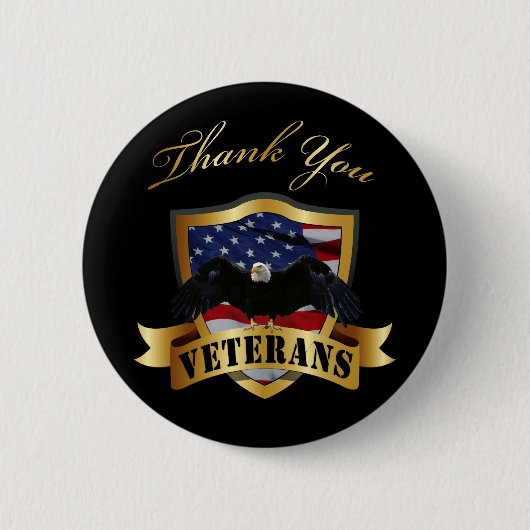 Badge Rond 5 Cm Vétérans de Merci (Devant)