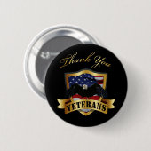 Badge Rond 5 Cm Vétérans de Merci (Devant & derrière)