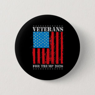 Badge Rond 5 Cm Vétérans pour les partisans militaires républicain