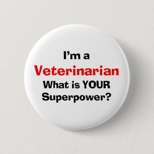 Badge Rond 5 Cm vétérinaire