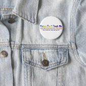 Badge Rond 5 Cm Veuillez ne pas me toucher (En situation)