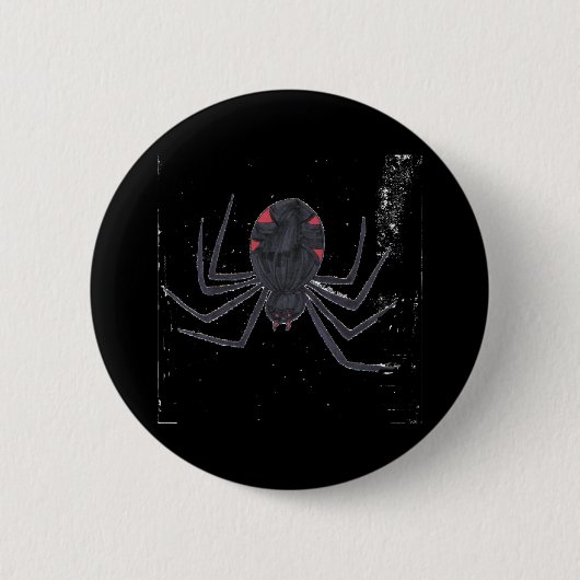 Badge Rond 5 Cm Veuve noire (Devant)