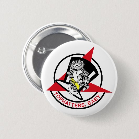 Badge Rond 5 Cm VF-14 Tophatters (Devant & derrière)