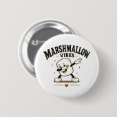 Badge Rond 5 Cm Vibes de marshmallow (Devant & derrière)
