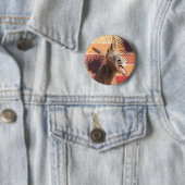 Badge Rond 5 Cm Vibes d'été pour âne hurlant (En situation)