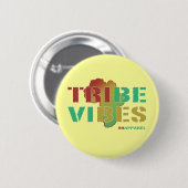 Badge Rond 5 Cm Vibraphone de tribu (Devant & derrière)