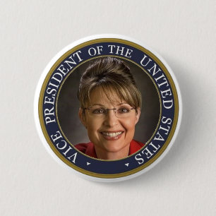 Badge Rond 5 Cm Vice-président Sarah