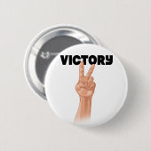 Badge Rond 5 Cm Victoire (Devant & derrière)