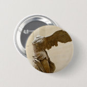 Badge Rond 5 Cm Victoire à ailes de Samothrace (Devant & derrière)