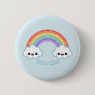 Badge Rond 5 Cm Victoires d'amour
