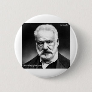 Badge Rond 5 Cm Victor Hugo Citation "Tendresse" Cadeaux Mugs Cart