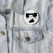Badge Rond 5 Cm Victoria (En situation)