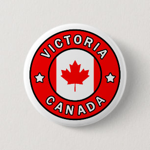 Badge Rond 5 Cm Victoria Canada