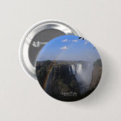 Badge Rond 5 Cm Victoria Falls 2 (Devant & derrière)