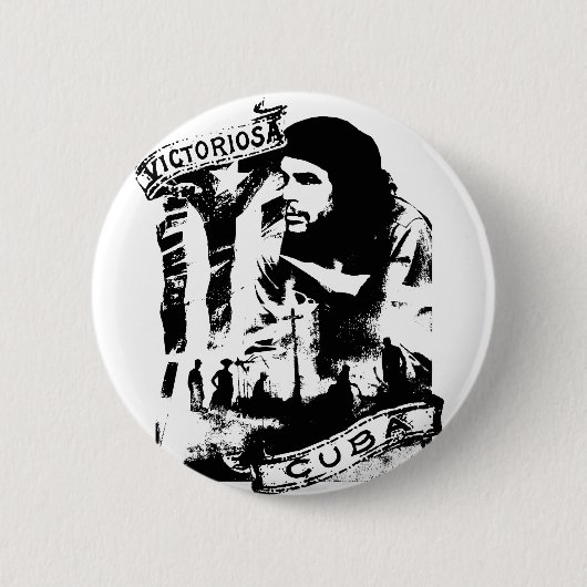 Badge Rond 5 Cm Victoriosa Cuba (Devant)