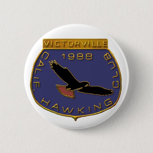 Badge Rond 5 Cm Victorville 1988 (Devant)