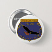 Badge Rond 5 Cm Victorville 1988 (Devant & derrière)