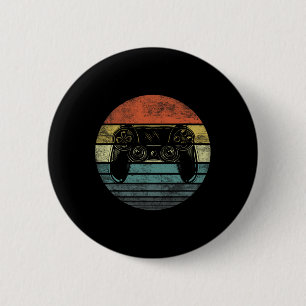 Badge Rond 5 Cm Vidéo Jeu Cadeaux Drôle Retro Contrôle du jeu vidé