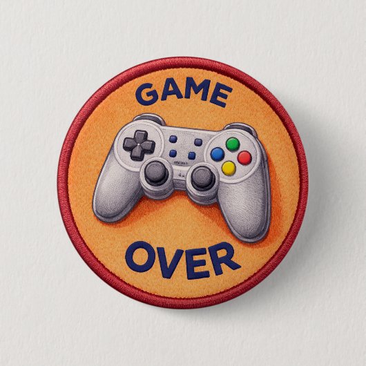 Badge Rond 5 Cm Videogame (Devant)