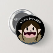 Badge Rond 5 Cm Vie altérée (Devant & derrière)