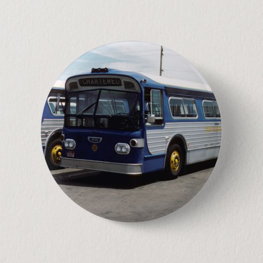 Badge Rond 5 Cm Vieil U d'autobus de MI (Devant)