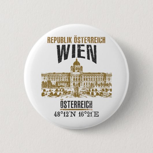 Badge Rond 5 Cm Vienne (Devant)