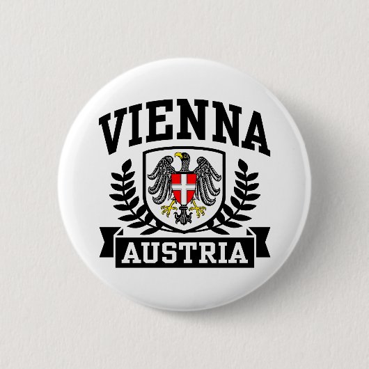 Badge Rond 5 Cm Vienne Autriche (Devant)