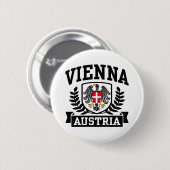 Badge Rond 5 Cm Vienne Autriche (Devant & derrière)