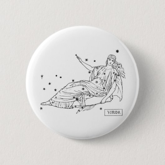 Badge Rond 5 Cm Vierge (Devant)