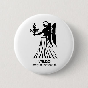 Badge Rond 5 Cm Vierge